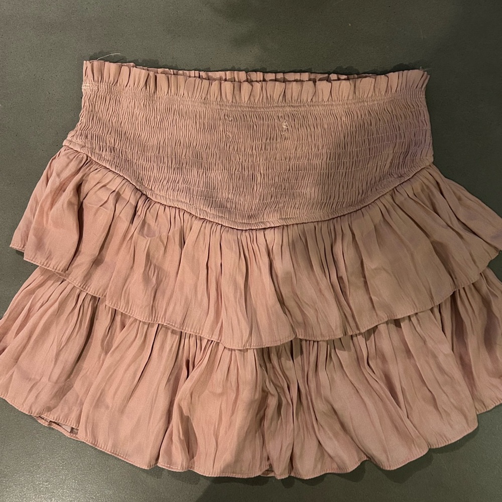 Mustard Seed Blush Ruffled Skirt - Picture 3 of 4